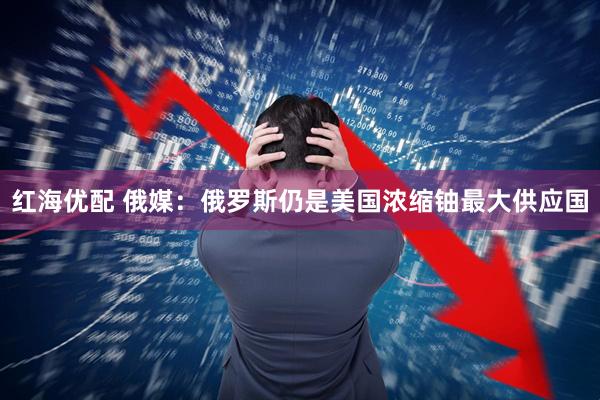 红海优配 俄媒：俄罗斯仍是美国浓缩铀最大供应国