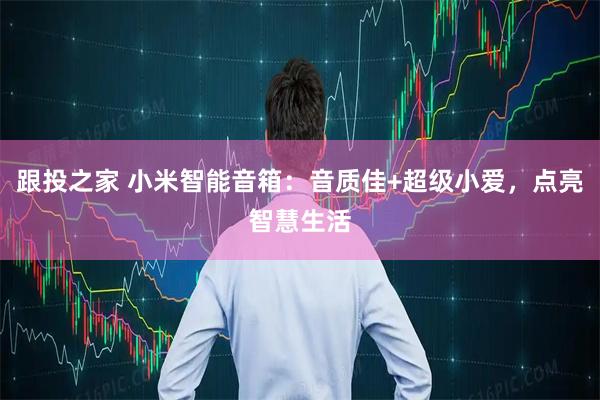 跟投之家 小米智能音箱：音质佳+超级小爱，点亮智慧生活