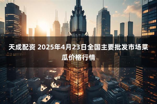 天成配资 2025年4月23日全国主要批发市场菜瓜价格行情